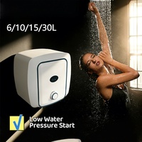 Chauffe-eau électrique mural compact 10L 15L à installation flexible, pour montage sous évier et sous comptoir