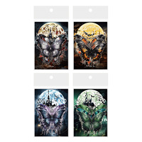 12 pcs/pack Autocollants Lost Illusion Series Dark Gothic Retro Butterfly Stamping Handbook Stickers