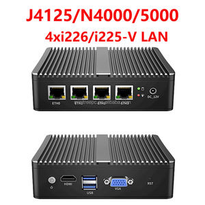 Mini PC industriel Intel <span class=keywords><strong>Celeron</strong></span> J1900 <span class=keywords><strong>J5005</strong></span> Quad Core I211 4 ports LAN NICs AesNI Pfsense Pare-feu Appareil réseau Pare-feu Routeur - Product Image 1