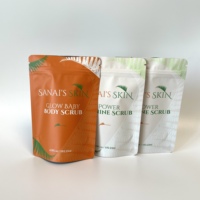 500 pièces MOQ Sachets Doypack mats refermables à fermeture éclair, couleurs personnalisées, pour stockage alimentaire, impression par gravure, 100 microns PA/NY, personnalisables