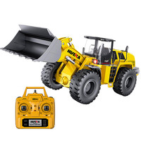 HUINA 1583 1:14 Camion Chargeur Télécommandé en Alliage 12+ Canaux avec Chargeur – Prêt à l'emploi – Véhicule de Transport et d'Ingénierie