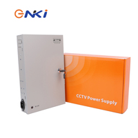 Alimentation CCTV en boîtier métallique AC/DC 12V15A180W-18CH 110V/220V, sortie unique haute efficacité 12V pour caméra CCTV