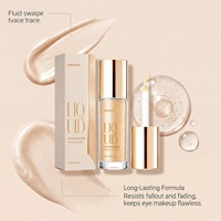 Fard à paupières liquide pailleté or champagne, effet métallique, longue tenue, waterproof, maquillage pour les yeux, fabricant OEM ODM, marque privée