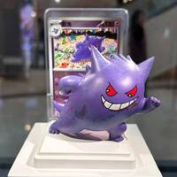 Lot de figurines d'art fantaisie Pokémon 151 authentiques avec support d'affichage en acrylique, boîte de suppléments de cartes de collection et boîte mystère