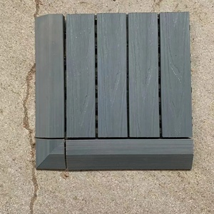 Tuiles à emboîtement pour véranda à installation rapide 300*300*24mm <span class=keywords><strong>Base</strong></span> en plastique Carreaux de terrasse à co-extrusion résistants à la décoloration - Product Image 4