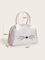 À la mode hiver mode en peluche épaule Messenger sac fourre-tout contraste couleur luxe sacs à main femmes sacs unique petite mode licorne