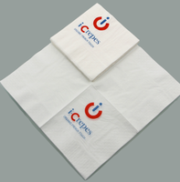 Serviettes de toilette jetables personnalisées en usine, 1 pli, en pâte de bois vierge, douces, pour salle de bain, serviettes à main, serviettes en papier Airlaid pour restaurant