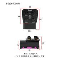 Microphone de vibration et de résonance pour guitare acoustique avec Bluetooth, réverbération et delay pour guitare folk et classique
