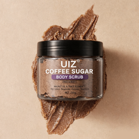 Gommage corporel au café et au sucre, exfoliant, blanchissant et éclaircissant, multivitamines, biologique, végétalien, vente en gros