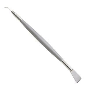 Outil de manucure double extrémité en acier inoxydable, pousse-cuticules et rehausseur de précision à pointe dentelée, 15 cm - Product Image 3