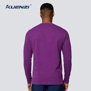 Camiseta Kuenzi con Logotipo Personalizado, 100% Algodón, Talla Grande <span class=keywords><strong>3X</strong></span>, 240 g/m², Cuello Redondo, Manga Larga, para Hombre - Product Image 2