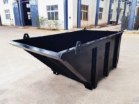 Poubelle de grue en métal de 3 mètres cubes pour la construction