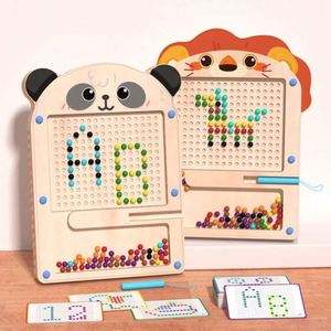 Tableau magnétique de dessin à points pour enfants en bas âge, éducation Montessori - Product Image 2