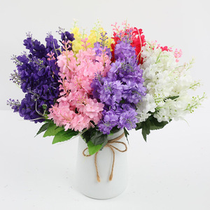 Bouquet de Jacinthes Artificielles 30cm-100cm Fleur en Soie Lavande Décoration Maison Style Classique Haute Simulation - Product Image 1