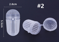 Cage à crevettes lumineuse pour attraper des carpes, des truites, des bars et des truites en plastique.