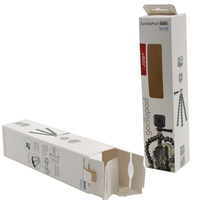Boîte électronique en papier kraft à rabat ondulé personnalisé stratification mate offset emballage pliable conception de cadeaux gaufrage UV par points