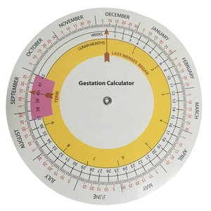 SZMIQU Tableau des roues de l'hôpital Calculatrice personnalisée pas cher Table tournante de <span class=keywords><strong>grossesse</strong></span> Calculatrice de <span class=keywords><strong>date</strong></span> d'échéance de <span class=keywords><strong>grossesse</strong></span> Règle de gynécologue - Product Image 4