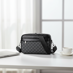 Bolso <span class=keywords><strong>Bandolera</strong></span> <span class=keywords><strong>de</strong></span> Piel Sintética <span class=keywords><strong>de</strong></span> Lujo para <span class=keywords><strong>Hombre</strong></span>, Modelo 2026, Bolso <span class=keywords><strong>de</strong></span> Hombro Impermeable con Logotipo Personalizado y Protección Antirrobo - Product Image 2