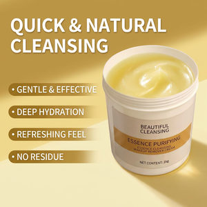 Crème Nettoyante Visage OEM/ODM en Gros, Lotion Démaquillante Yeux et Visage, <span class=keywords><strong>Baume</strong></span> <span class=keywords><strong>Démaquillant</strong></span> pour Tous Types de Peau - Product Image 3