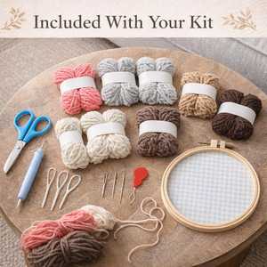 <span class=keywords><strong>Kit</strong></span> <span class=keywords><strong>de</strong></span> broderie personnalisé pour enfants, ensemble <span class=keywords><strong>complet</strong></span> <span class=keywords><strong>de</strong></span> matériel, <span class=keywords><strong>kit</strong></span> <span class=keywords><strong>de</strong></span> <span class=keywords><strong>couture</strong></span> DIY mignon pour les débutants en artisanat, fait main - Product Image 4