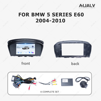 Écran tactile multimédia Aijia pour BMW Série 5 E60 2004-2010, cadre de radio de voiture, panneau de navigation Carplay 7 pouces