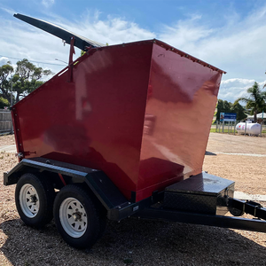 拖车垃圾和废物清除带跳过垃圾箱移动跳过500千克，价格最优惠 - Product Image 3