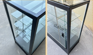 Nhà Máy Bán buôn Extra Vision Glass tủ trưng bày với đèn <span class=keywords><strong>LED</strong></span> cửa hàng tạp hóa hiển thị truy cập khói cửa hàng hiển thị trường hợp - Product Image 5