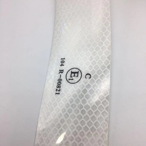 Autocollants réfléchissants pour voitures de grande taille, motif nid d'abeille de qualité diamant ECE 104R Thaïlande, jaune doré, rouge, blanc, matériau PVC - Product Image 4