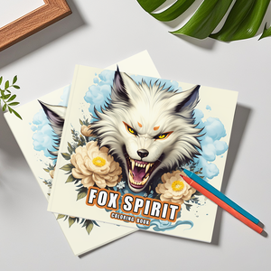 Libro <span class=keywords><strong>da</strong></span> <span class=keywords><strong>colorare</strong></span> mitico <span class=keywords><strong>volpe</strong></span> spirito lupo disegni di fiori libro <span class=keywords><strong>da</strong></span> <span class=keywords><strong>colorare</strong></span> artistico incantevole libro <span class=keywords><strong>da</strong></span> <span class=keywords><strong>colorare</strong></span> per gli appassionati - Product Image 2