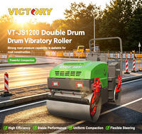 Nouveau Compacteur Routier à Double Tambour Vibrant Léger pour Terre