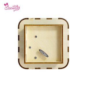 Boîte à musique mécanique en bois 3D DIY de Dubaï avec <span class=keywords><strong>bateau</strong></span> de croisière rotatif, jouet de construction STEM à remonter, cadeau pour adultes et adolescents - Product Image 4