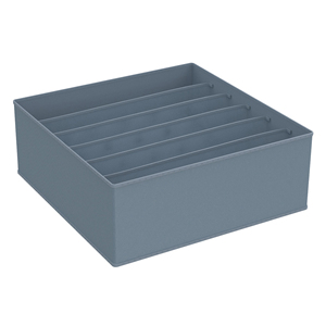Organisateur de sous-vêtements en tissu à 6 compartiments avec panneau rigide de 2,0 mm - Séparateur de chaussettes et de culottes en non-tissé inodore pour armoire - Product Image 6