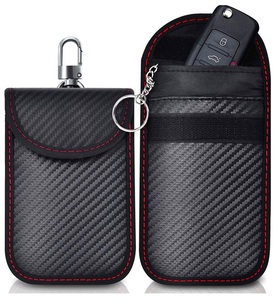 <span class=keywords><strong>Pochette</strong></span> <span class=keywords><strong>anti</strong></span>-vol en fibre de carbone bloquant le signal <span class=keywords><strong>RFID</strong></span> pour clés de <span class=keywords><strong>voiture</strong></span> et portefeuilles - Product Image 1