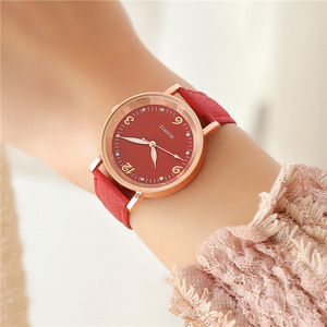 New Luminous <b>Watch</b> for Women, Leather Strap, Casual Fashion Trendy Women's <b>Watch</b> - Product Image 1