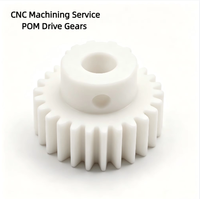 Service d'usinage CNC OEM ODM : Engrenages de transmission en POM avec dents sans bavures pour systèmes d'assemblage robotisé