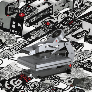 เครื่องรีดร้อนแบบแผ่นเดียวอัตโนมัติ ขนาด 16x20 นิ้ว เปิดอัตโนมัติ ควบคุมด้วยมือ สำหรับงานเสื้อผ้า สภาพใหม่ - Product Image 3