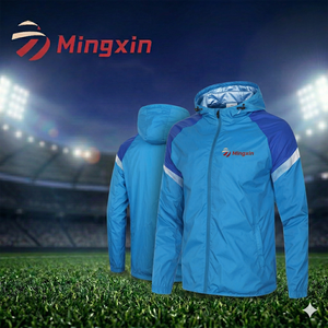 Giacche da <span class=keywords><strong>Calcio</strong></span> Invernali di Alta Qualità per Uomo, Antivento con Cappuccio, Produzione Diretta - Product Image 1