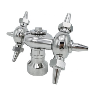 Boquilla pulverizadora de 1/2 pulgada TC 25.2MM de acero inoxidable sanitario SS304 con extremos de férula, bola pulverizadora giratoria de limpieza con pulido espejo para tanques - Product Image 6