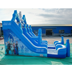 Structure gonflable aquatique avec toboggan, château gonflable aquatique, aire de jeux aquatique pour enfants, idéale pour les fêtes et les entreprises. - Product Image 2