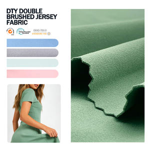 Tela de Punto Suave Personalizada, Elástica en 4 Direcciones, de Doble Cara, con Poliéster y Lycra, para Vestidos - Product Image 1