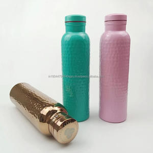 Bouteille d'eau en métal cuivré Pure Handmade New Style Copper Water Bottle Enamel Printed Traveling And Gym - Product Image 6