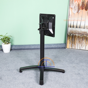 Industrial Design Metal Aluminum Folding Coffee <strong>Table</strong> <strong>Legs</strong> <strong>Foldable</strong> Outdoor Dining <strong>Table</strong> Base - Product Image 5
