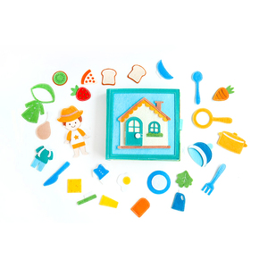 Activité d'apprentissage préscolaire, puzzle sensoriel, jouets Montessori, livre en feutre magique pour le bain, livre en feutre pour enfants, livre d'activités pour tout-petits, livre silencieux - Product Image 5
