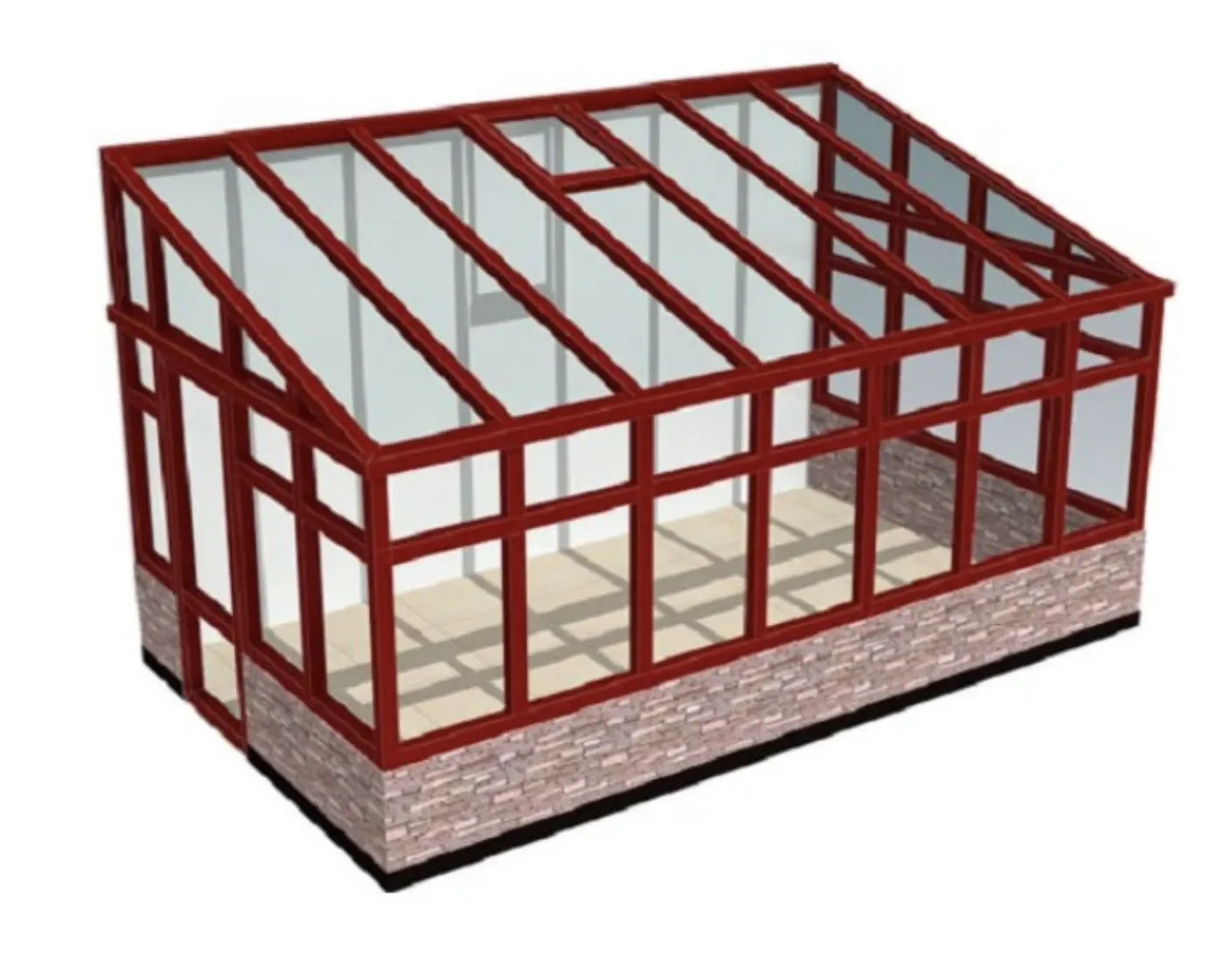 Casa de sombra de aleación de aluminio transparente, vidrio templado, habitación, terraza, sala de sol europea, techo técnico gráfico personalizado, venta al aire libre