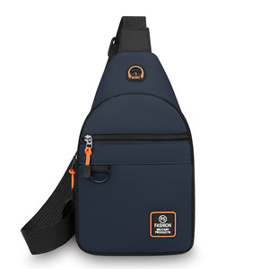 Men's Chest <b>Bag</b> Nylon Multi Layer Durable Crossbody <b>Bag</b> For Everyday Travel Casual Use - Product Image 5