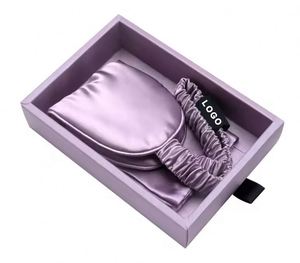 Antifaces de Seda con Logotipo Personalizado, Correa Ajustable, Antifaz para Dormir, para Viajes y Siestas - Product Image 3