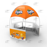 Cabina de domo hexagonal, tienda de campaña de exhibición comercial, publicidad, oferta, 40