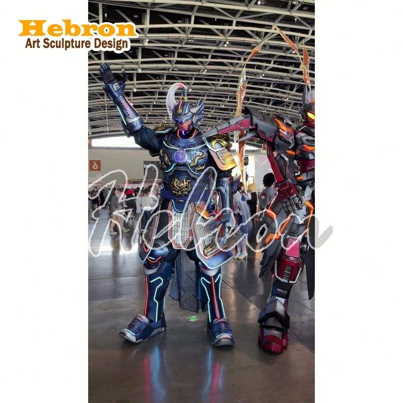 Realistic General Mecha LargeTall Cosplay Adult Human Wear Inside Night ...