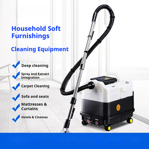 Máquina de <span class=keywords><strong>Limpieza</strong></span> de Alfombras Comercial con Vapor de Alta Temperatura, Integrada con Función de Pulverización y Extracción, para Hogares y Pequeños Hoteles - Product Image 1