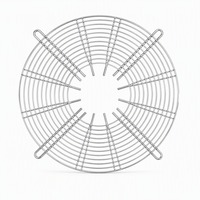 Grille de protection de ventilateur en acier inoxydable, pièces de rechange pour ventilateur d'extraction, couvercle de ventilateur de poulailler personnalisé en gros